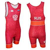 Трико борцовское BoyBo Profi Gerb красное BT30 от магазина Супер Спорт